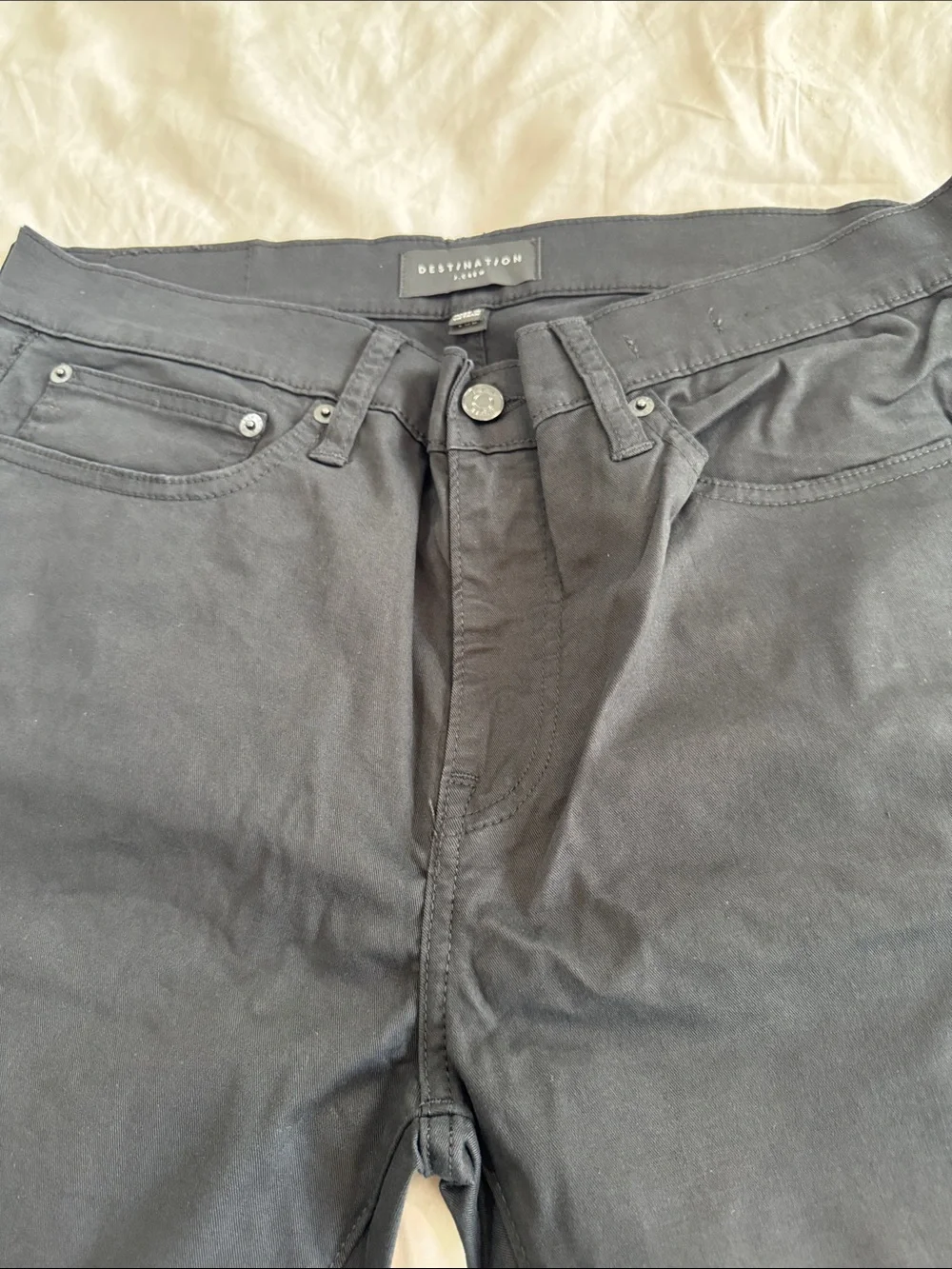 J. Crew Slim Black Men's Jeans - Five-Pocket Stretch